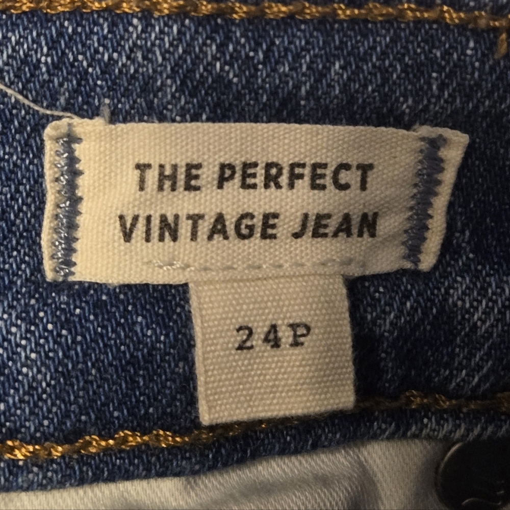 Madewell The Perfect Vintage Jeans Size 24P Color Blue - Picture 10 of 13